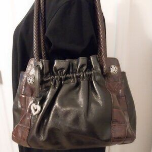 💗Brighton bag, satchel, purse Brown, Black Leather Dust Cover EXC SALE💗